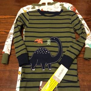 NWT set of two Dino coordinated PJs by Carter’s